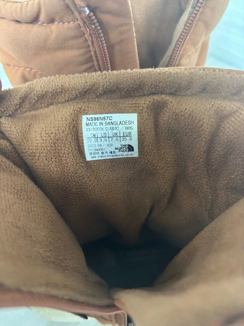 The North Face Brown Youth Winter Boots - Brown 3